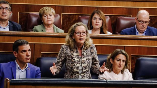 La vicepresidenta primera del Gobierno y ministra de Asuntos Económicos y Transformación Digital, Nadia Calviño