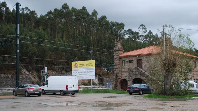 Estación de Uxes, en Arteixo (A Coruña).
