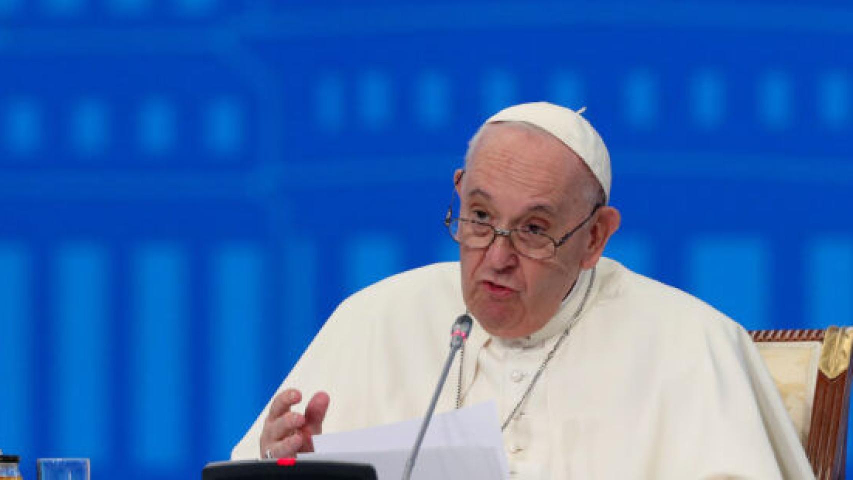 El Papa en un discurso en Kazajistán en el Congreso de Líderes de Religiones Mundiales y Tradicionales.
