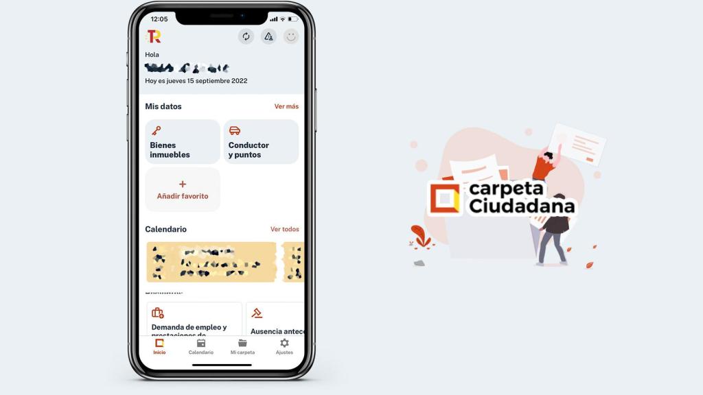 Fotomontaje con la aplicación Carpeta Ciudadana