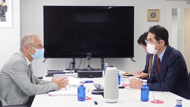 Reuniones del rector de la USAL con las universidades de Nanzan y Kanagawa