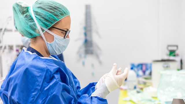 Imagen de archivo de un laboratorio en un hospital.