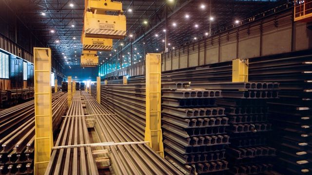 Un tren de carril de Arcelormittal en una imagen de archivo.
