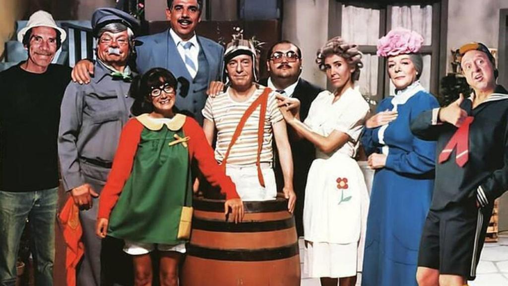 Imagen del elenco de 'El Chavo del 8'