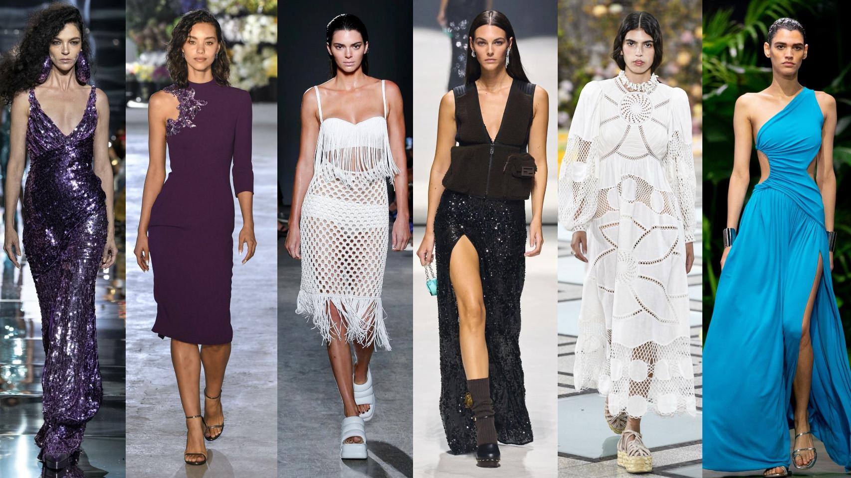 De izda. a dcha: modelos de Tom Ford, Pamela Roland, Proenza Schouler, Fendi, Ulla Jonhson y Michael Kors.