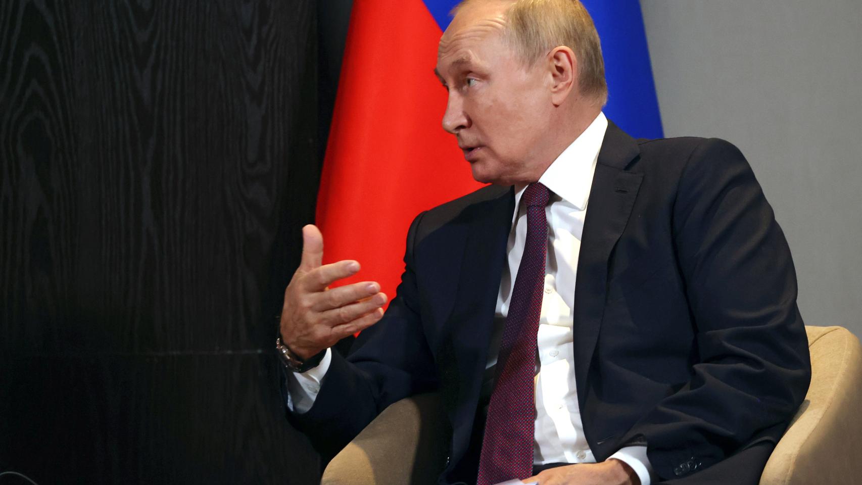 El presidente ruso, Vladímir Putin, este viernes en Samarkand, Uzbekistán.