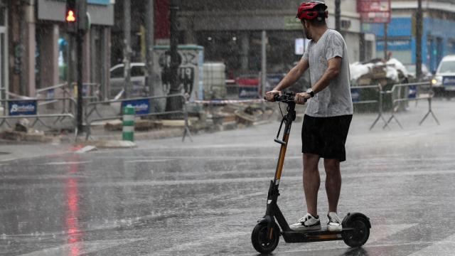 Episodio de lluvias hace unos días en la Comunidad Valenciana.
