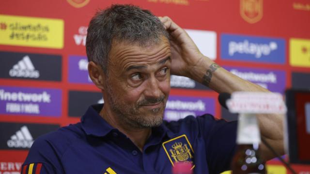 Luis Enrique, en rueda de prensa