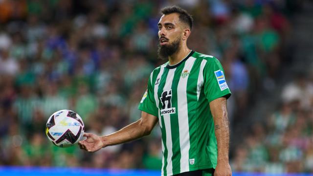 Borja Iglesias, durante un partido con el Betis