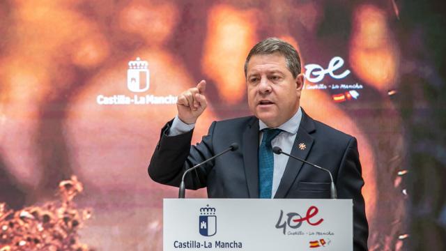 Emiliano García-Page, este viernes en Ciudad Real.