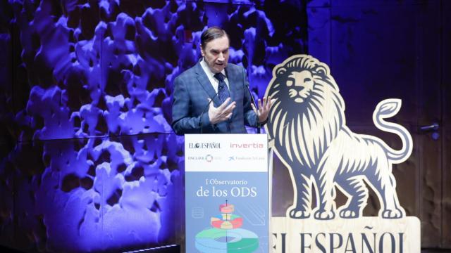 Pedro J. Ramírez, , director y presidente ejecutivo de El Español, en la clausura del I Observatorio de los ODS.