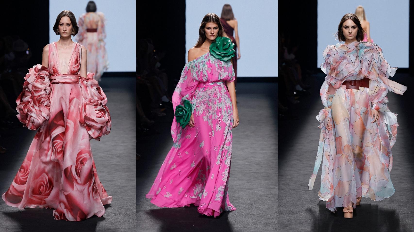 Desfile de Isabel Sanchís en la MBFWMadrid.