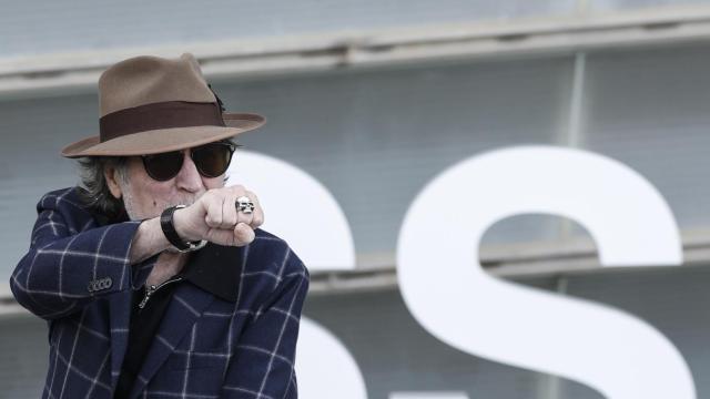 Joaquín Sabina en el Festival de San Sebastián. Foto: Juan Herrero (Efe)