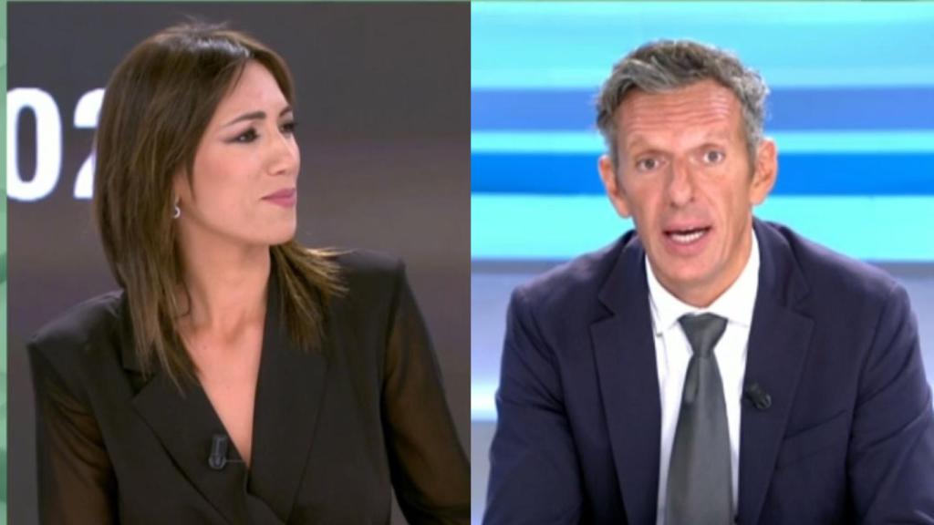 Patricia Pardo y Joaquín Prat en 'El programa de Ana Rosa'