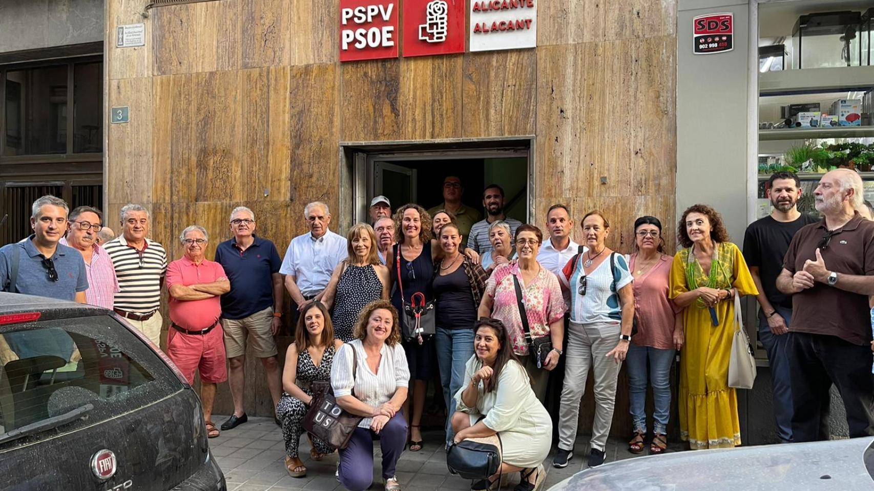 Presentación de la candidatura de María José Adsuar, ayer por la tarde.