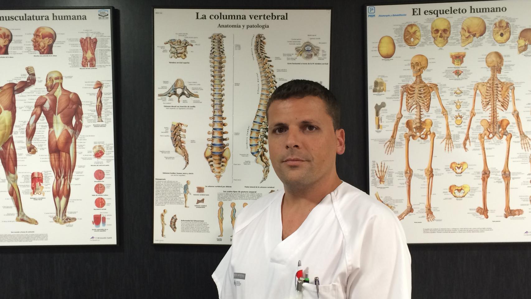 El presidente de la Sociedad Científica Valenciana de Fisioterapia, Jorge Roses.