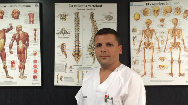 El presidente de la Sociedad Científica Valenciana de Fisioterapia, Jorge Roses.