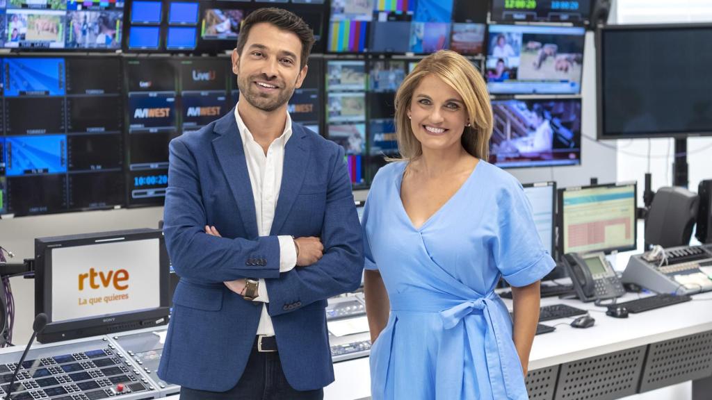 Marc Calderó presenta 'Hablando Claro' junto a Lourdes Maldonado.