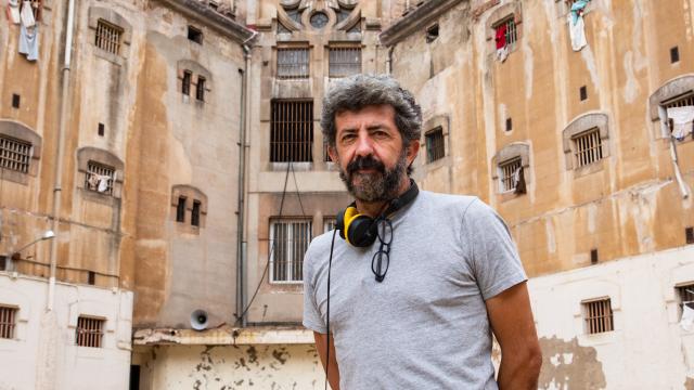 Alberto Rodríguez durante el rodaje de la película. Foto: Julio Vergne