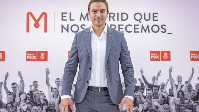 Juan Lobato, candidato del PSOE a la presidencia de la Comunidad de Madrid.