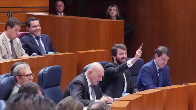 El vicepresidente de la JuntaJuan García Gallardo en el Pleno de las Cortes de Castilla y León