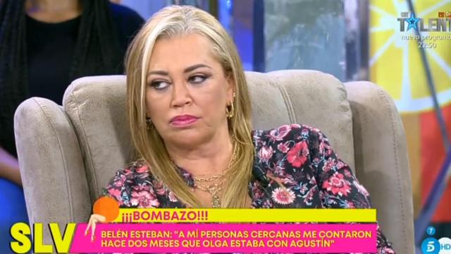 Belén Esteban explota en 'Sálvame' por la deuda de Toño Sanchís.