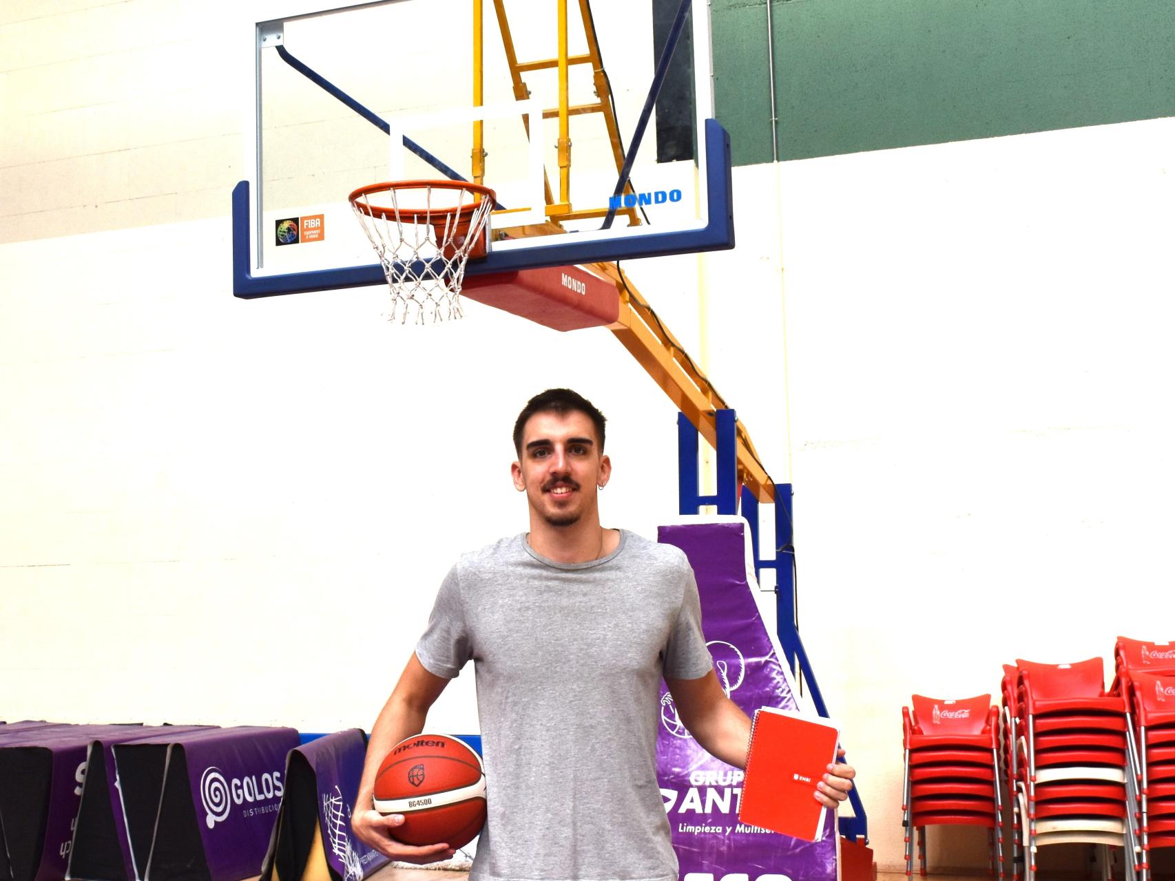 Álex Mazaira en el Polideportivo Pisuerga
