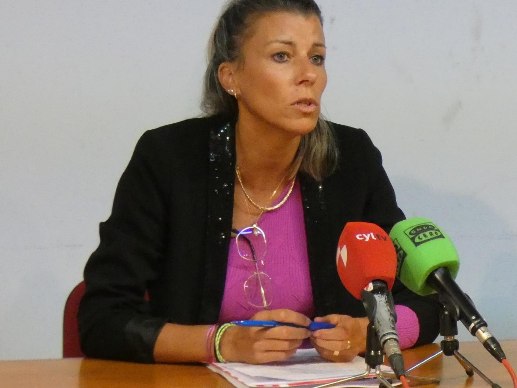 Eva Arias, exatleta, candidata del PSOE a la alcaldía de Ávila