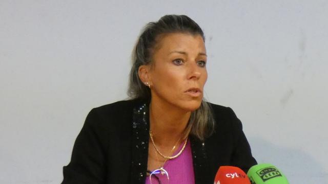 La portavoz del PSOE en el Ayuntamiento de  Ávila, Eva Arias.