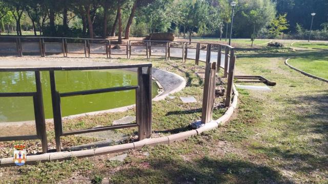 Vandalismo en el Prado de las Pavas de Benavente