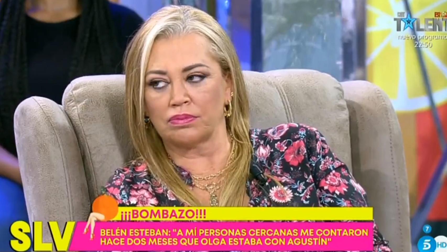 Belén Esteban explota en 'Sálvame' por la deuda de Toño Sanchís.