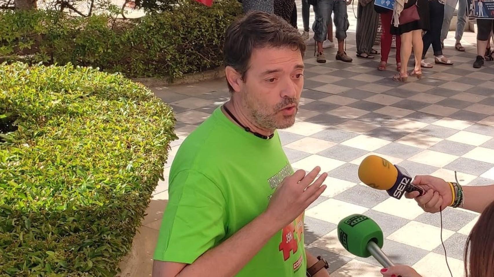 Julio Dolz, responsable de Personal Laboral de CCOO-Enseñanza de Cuenca.