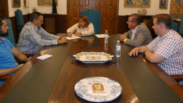 Reunión con la Comunidad de Regantes del Alberche. Foto: Ayuntamiento de Talavera.