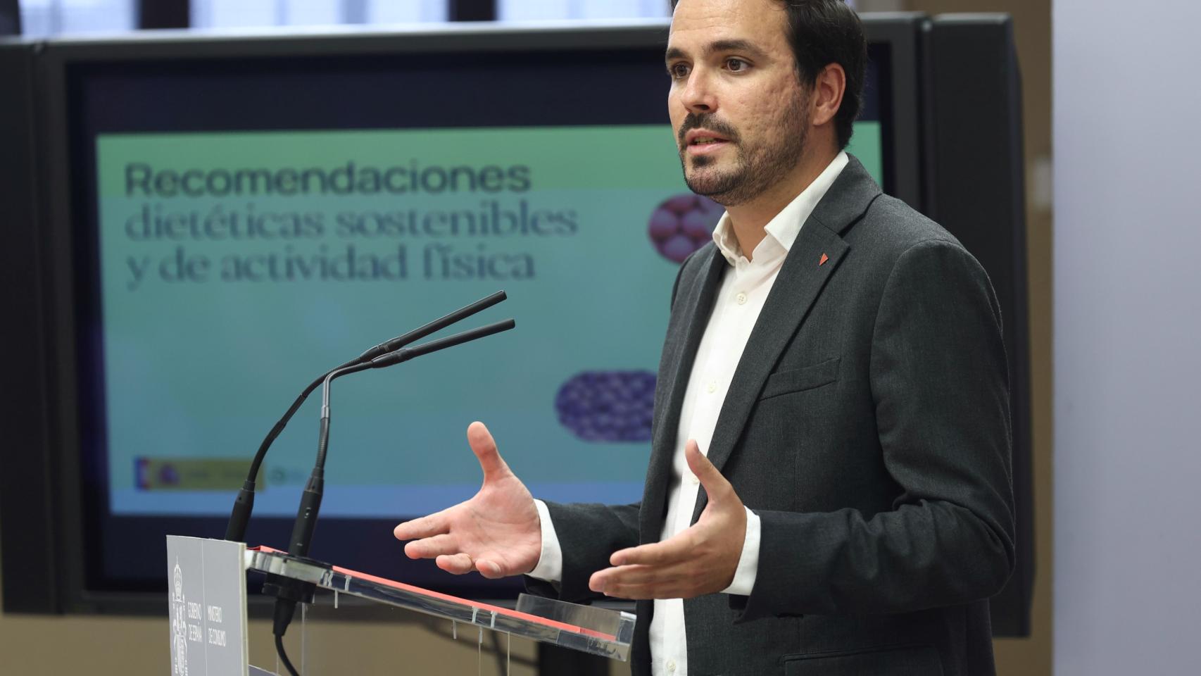 El ministro de Consumo, Alberto Garzón, en una imagen de archivo.