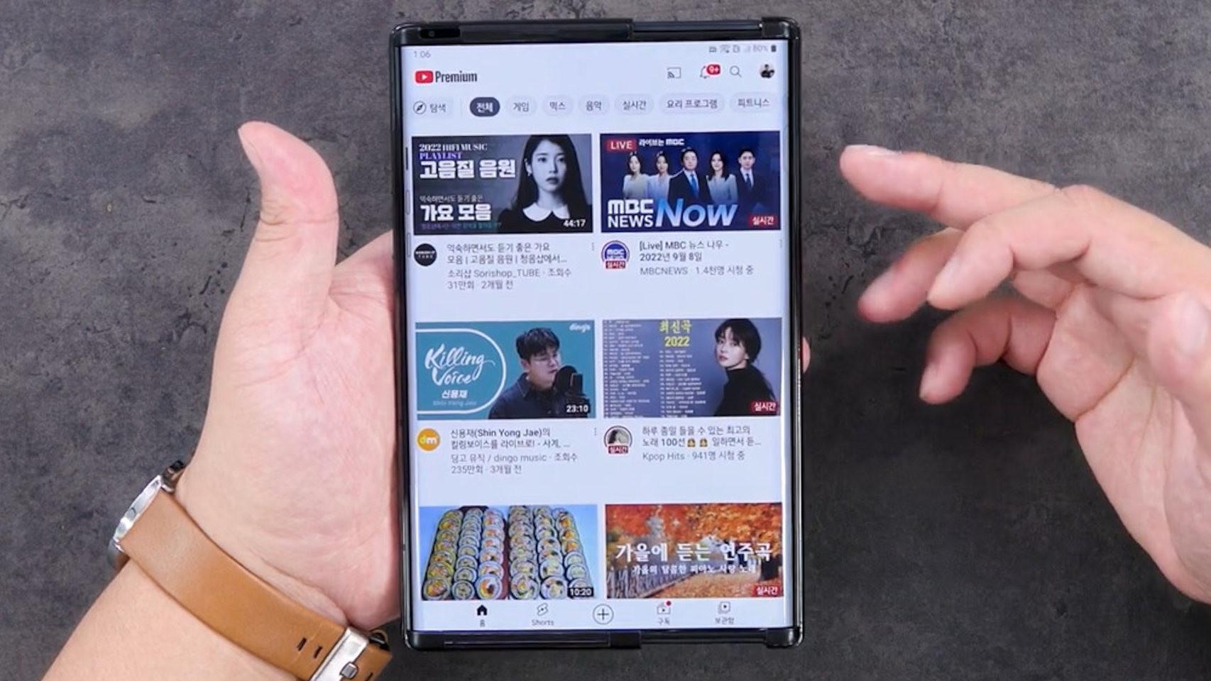 El móvil enrollable de LG
