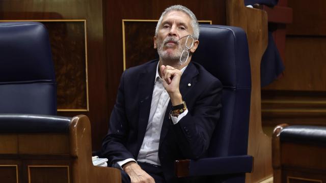 El ministro Fernando Grande-Marlaska, el miércoles 21 de septiembre en la Cámara Baja.