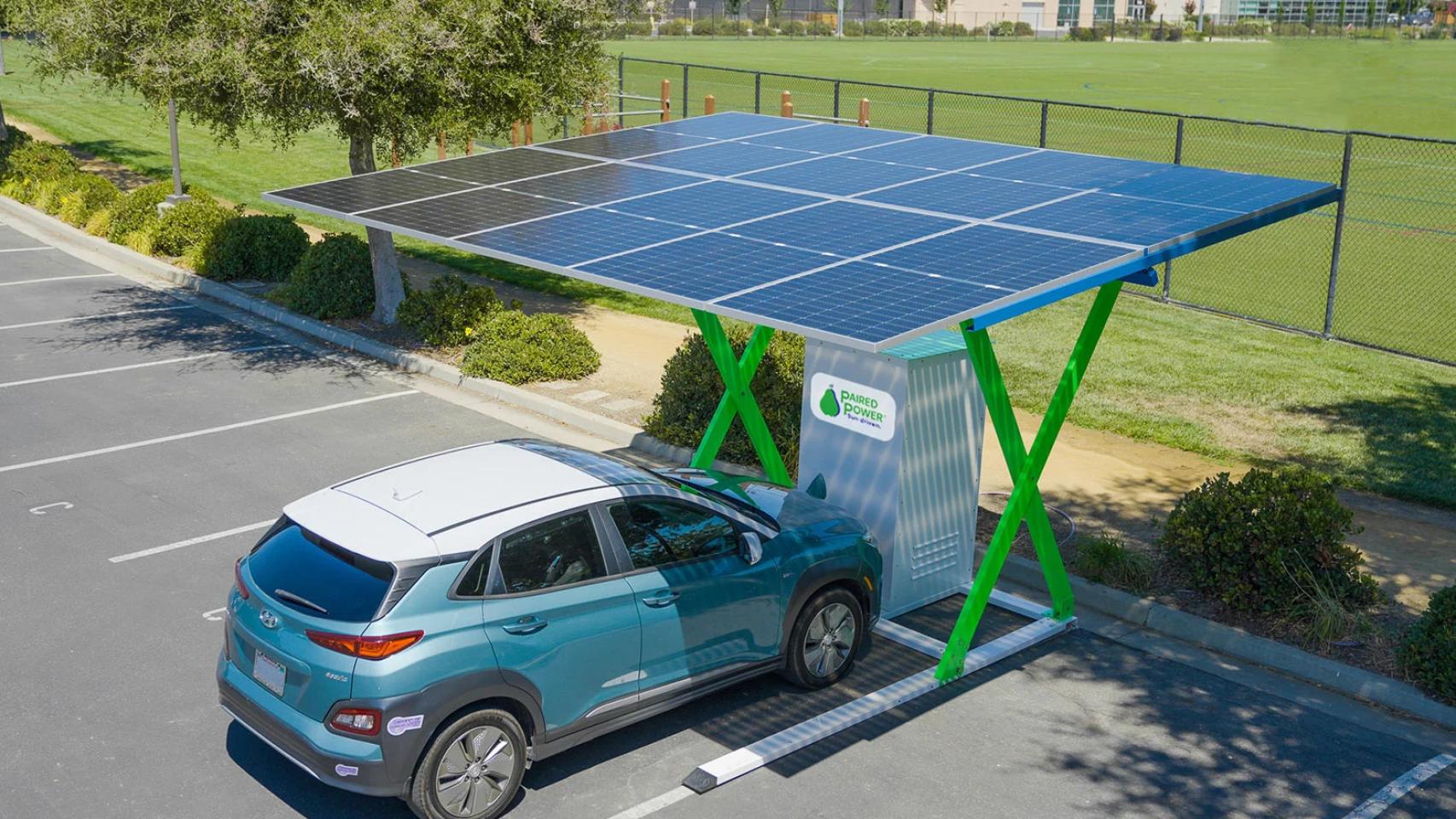 Estación de carga solar de Paired Power