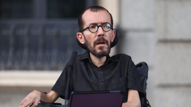 El portavoz de Unidas Podemos en el Congreso, Pablo Echenique.