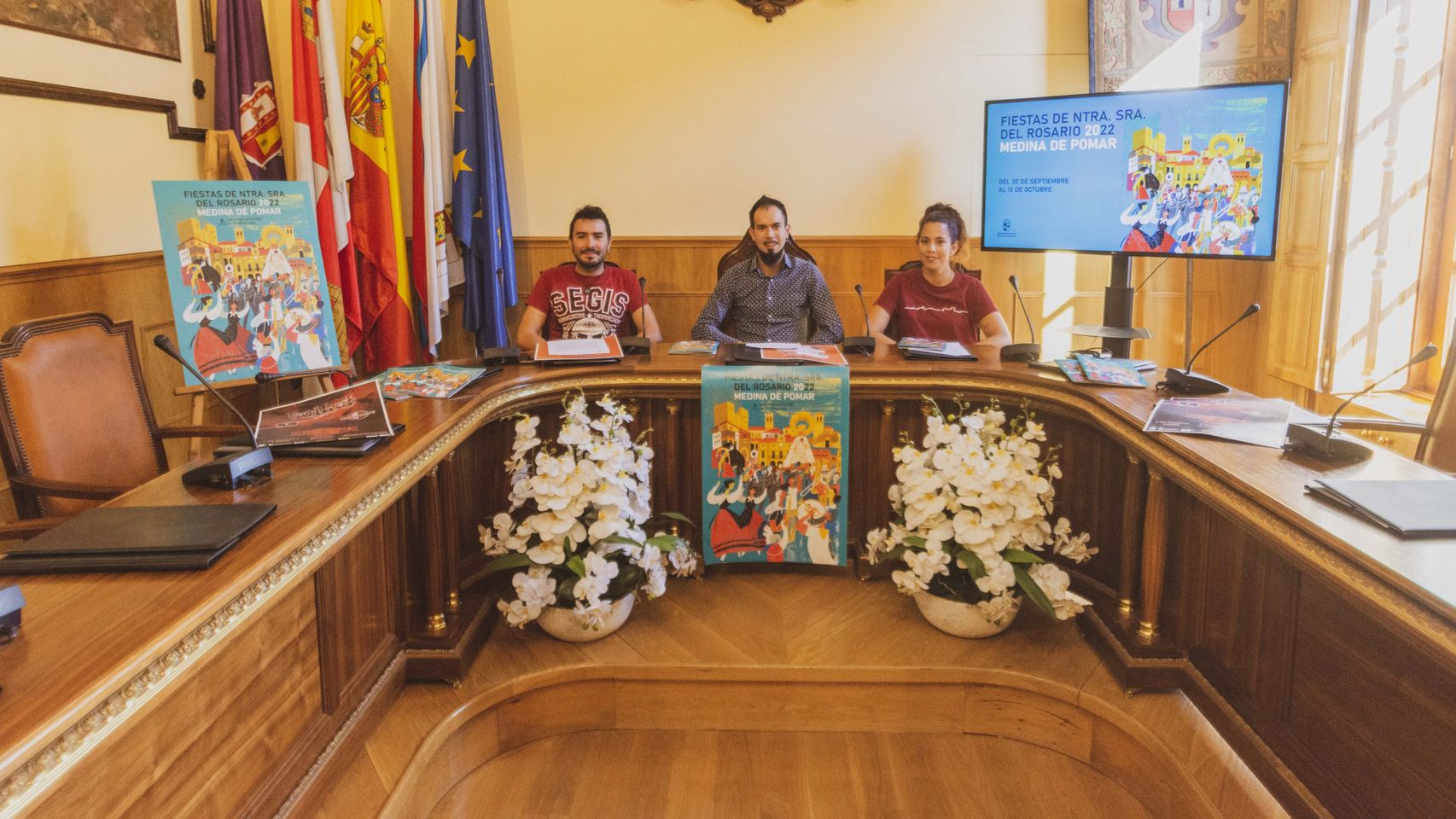 Acto de presentación de las fiestas patronales de Medina de Pomar