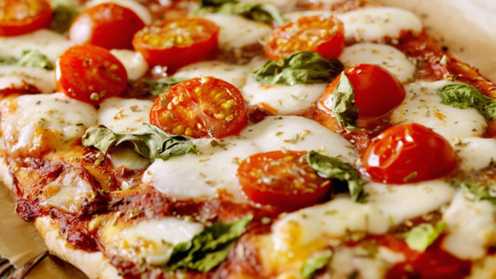 Receta de pizza en freidora de aire.