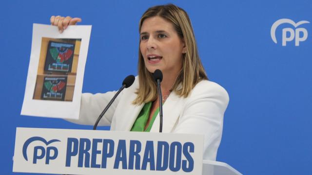 Carolina Agudo, este jueves en rueda de prensa