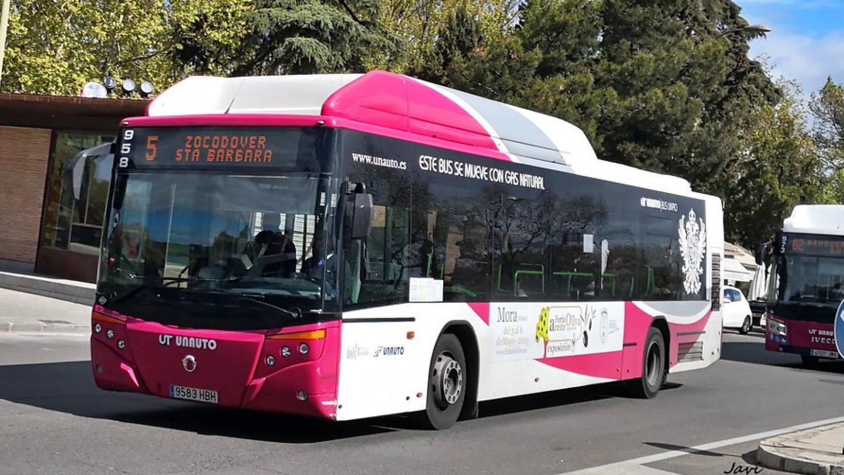Autobús urbano de Toledo.