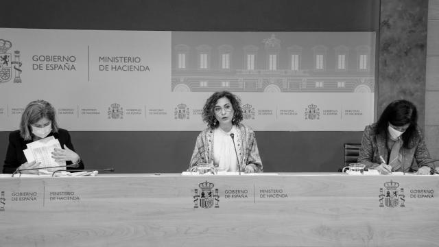 La ministra de Hacienda.