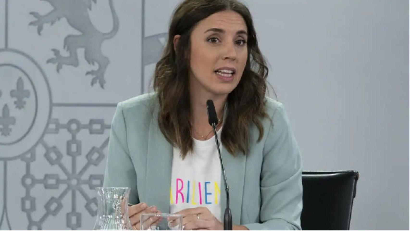 Irene Montero en una imagen de archivo.