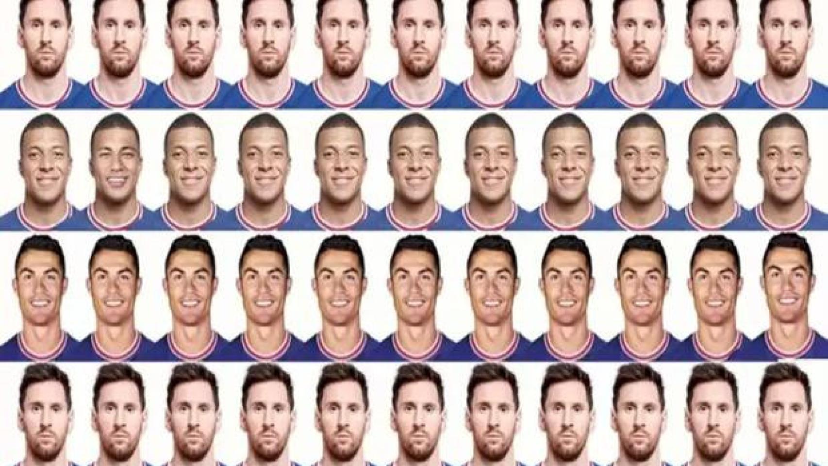 Ubica a Neymar entre todas las estrellas del fútbol.