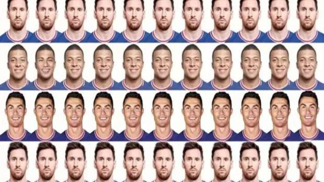 Ubica a Neymar entre todas las estrellas del fútbol.