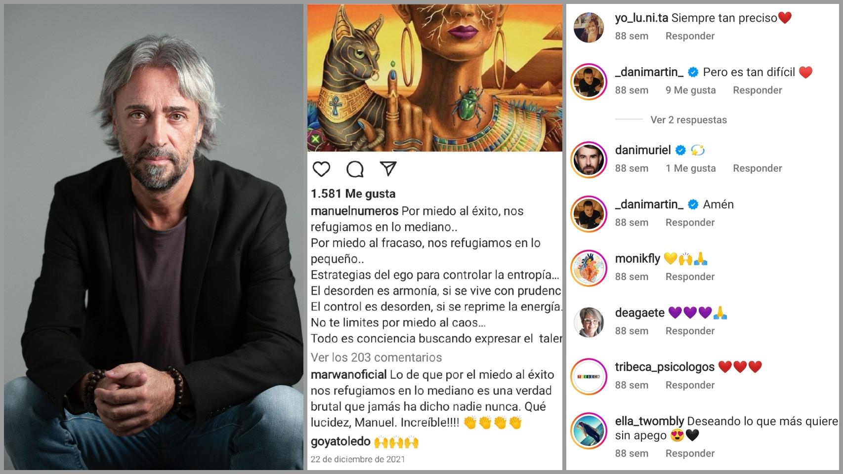 El numerólogo de los famosos, Manuel Márquez.