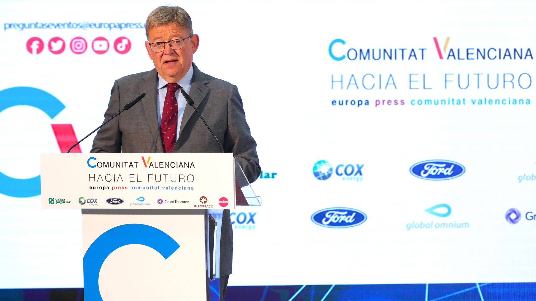 El presidente Ximo Puig anunció el 14 de septiembre la candidatura de Alicante, desde entonces no ha habido contacto, según el Ayuntamiento de Alicante.