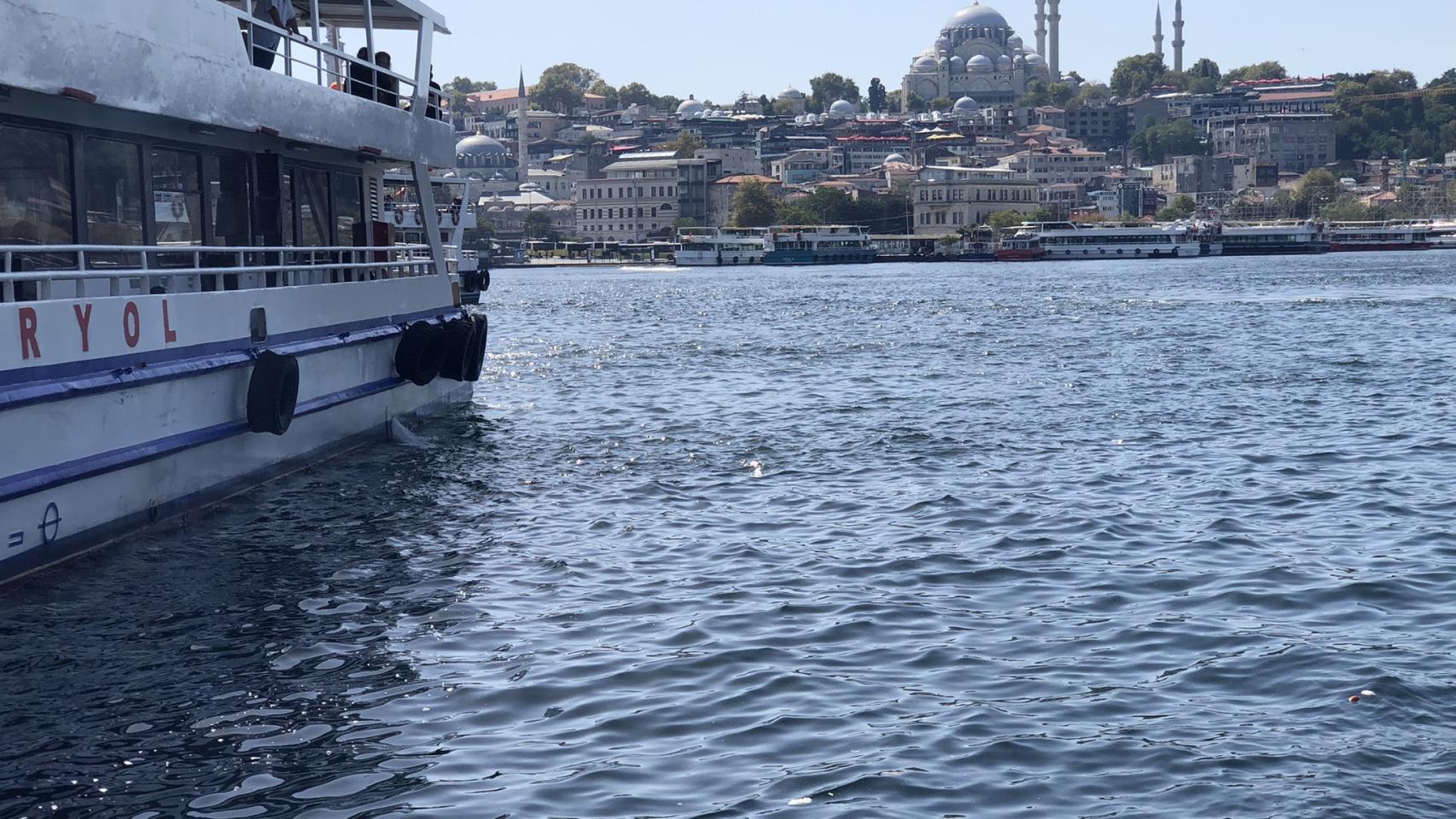 Vista de la antigua Constantinopla, hoy Estambul, a un lado y otro del estrecho del Bósforo, a donde llegó Egeria en el siglo IV d.C.
