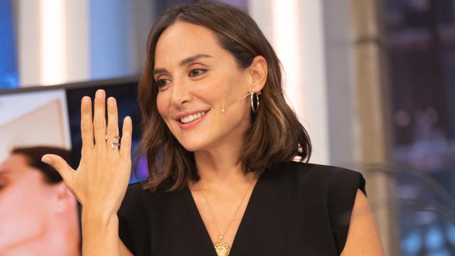 Tamara Falcó muestra su anillo de compromiso en su última colaboración en 'El Hormiguero'